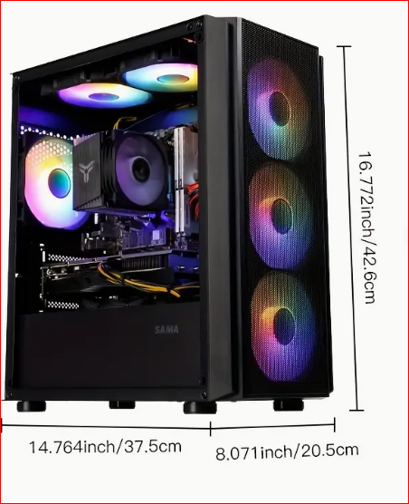 [Gift] SEJISHI Gaming Tower 16GB RAM 512GB SSD Intel Core i5