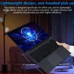 Laptop Business and Student Laptop, 16'' HD Screen AMD Ryzen 3250U, 8GB RAM, 512GB SSD, Dual-Band 5G WiFi, 1MP Camera 4.2 Wireless, HDTV Webcam Backlit Keyboar