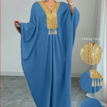 Ženska letnja elegantna haljina sa V-izrezom