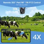 Sigurnosna kamera 2G/3G/4G LTE na solarni pogon, ugao gledanja od 360°