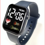 2024 Novi LED elektronski sat Rainbow Square Vodootporni digitalni sportski sat za studente Elektronski sat Relogio Feminino