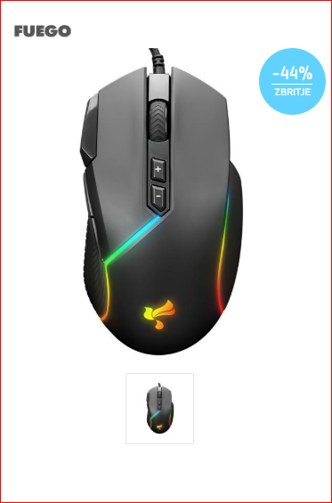 MAUS FUEGO GMS39 INFINITY STRIKE CRNI