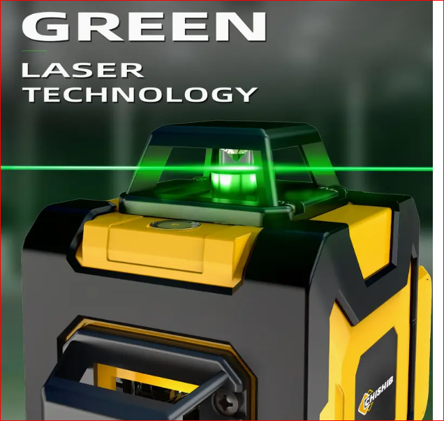 CHISHIB 16-linijski zeleni laserski nivelir Pro sa 4x360°